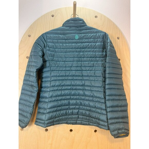 $249 Stio PINION 800 Down Sweater Fullzip Women's Med Hillside Spruce Green - Picture 12 of 16